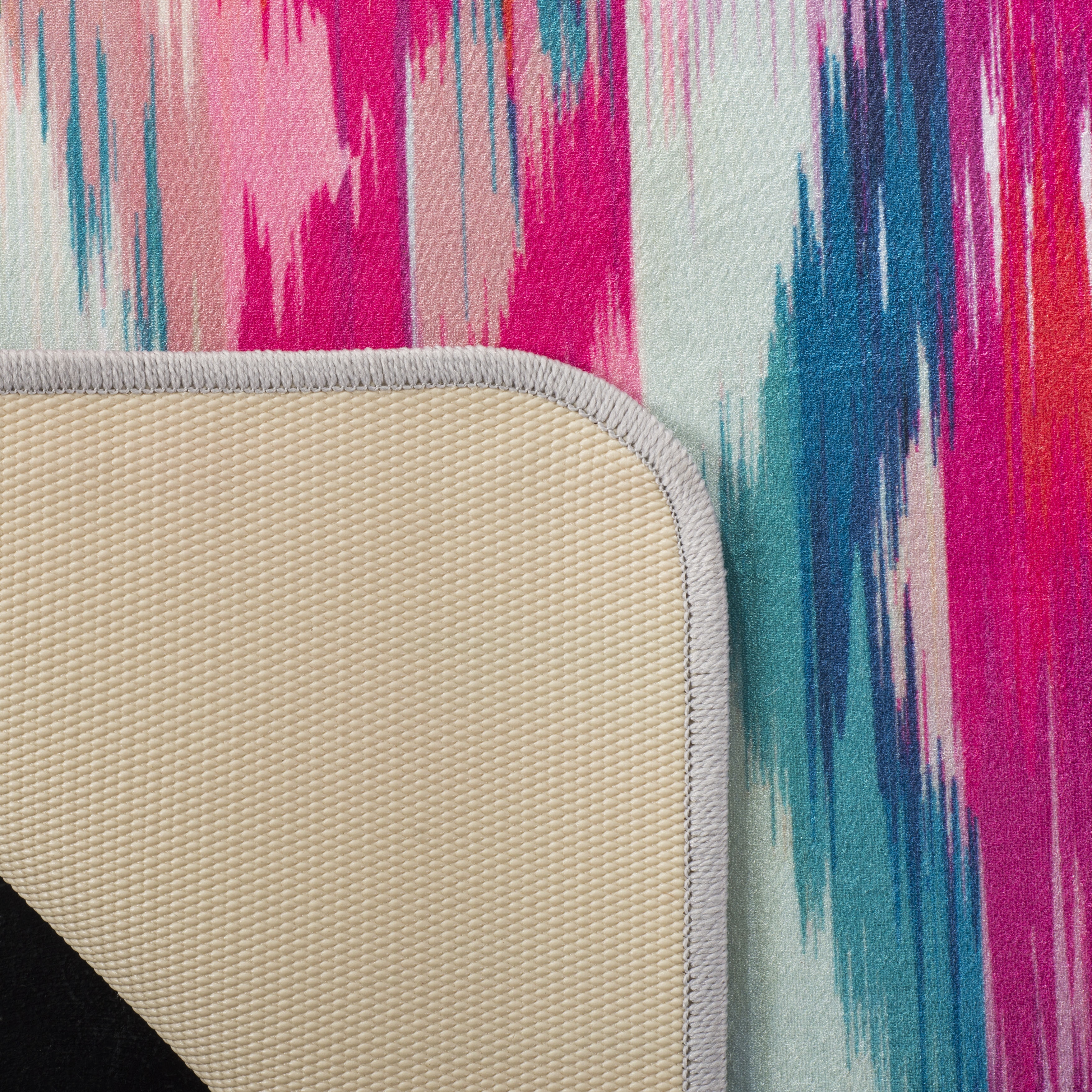 Arlo Home Indoor/Outdoor Woven Area Rug, DAY112M, Fuchsia/Purple,  5' 1" X 7' 6" - Image 3