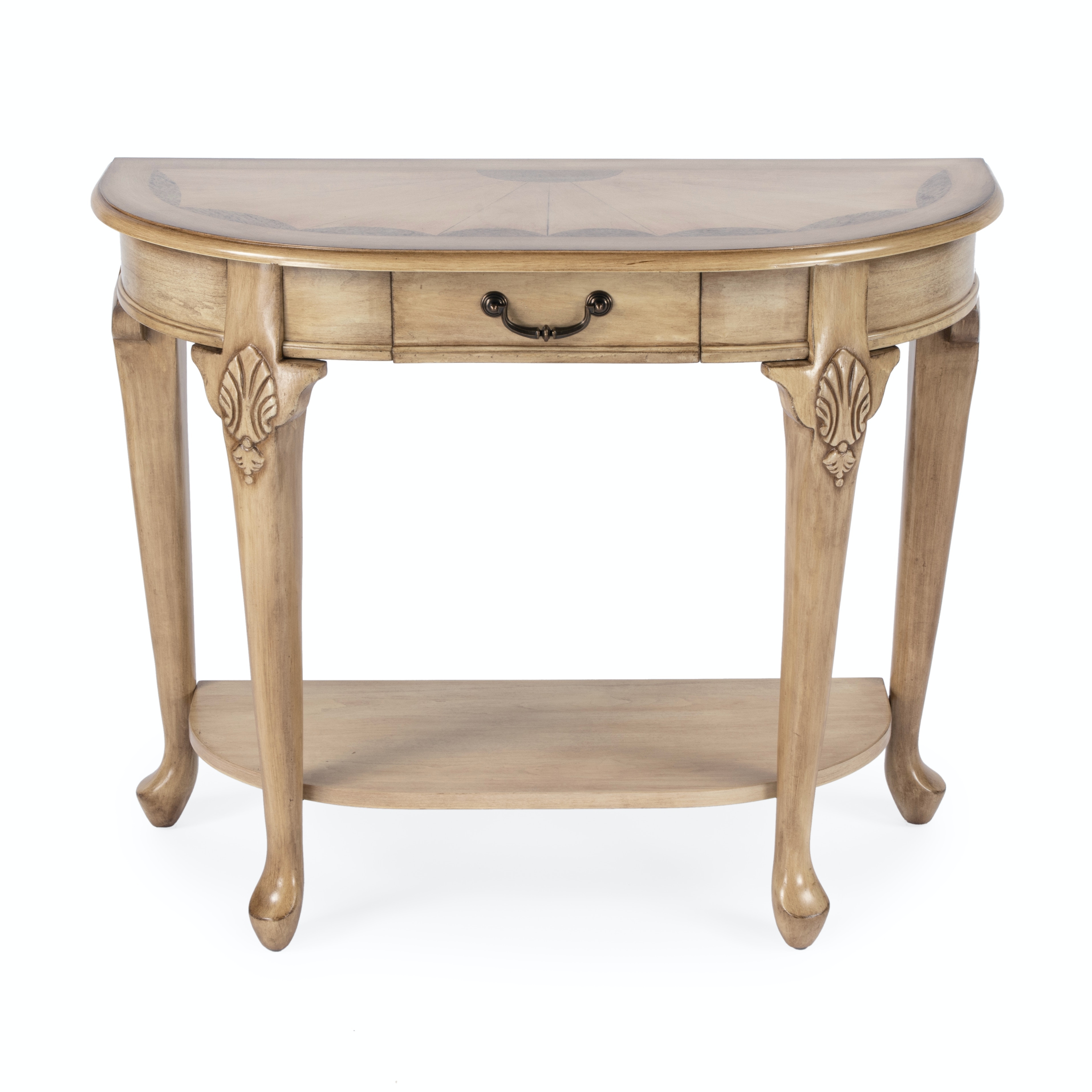 Kimball Antique Beige Console Table - Image 0