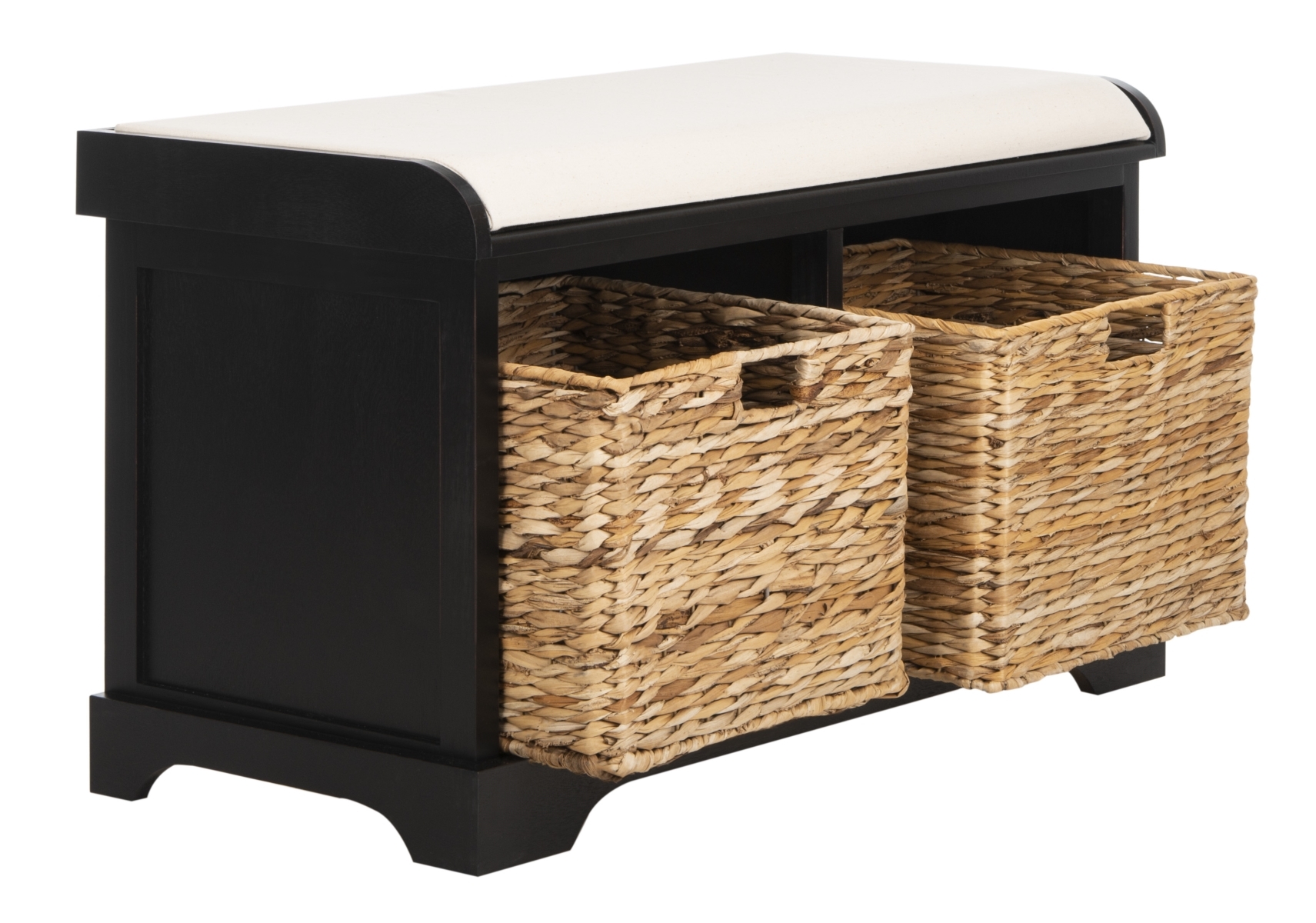 Freddy Storage Bench - Black - Safavieh - Image 4