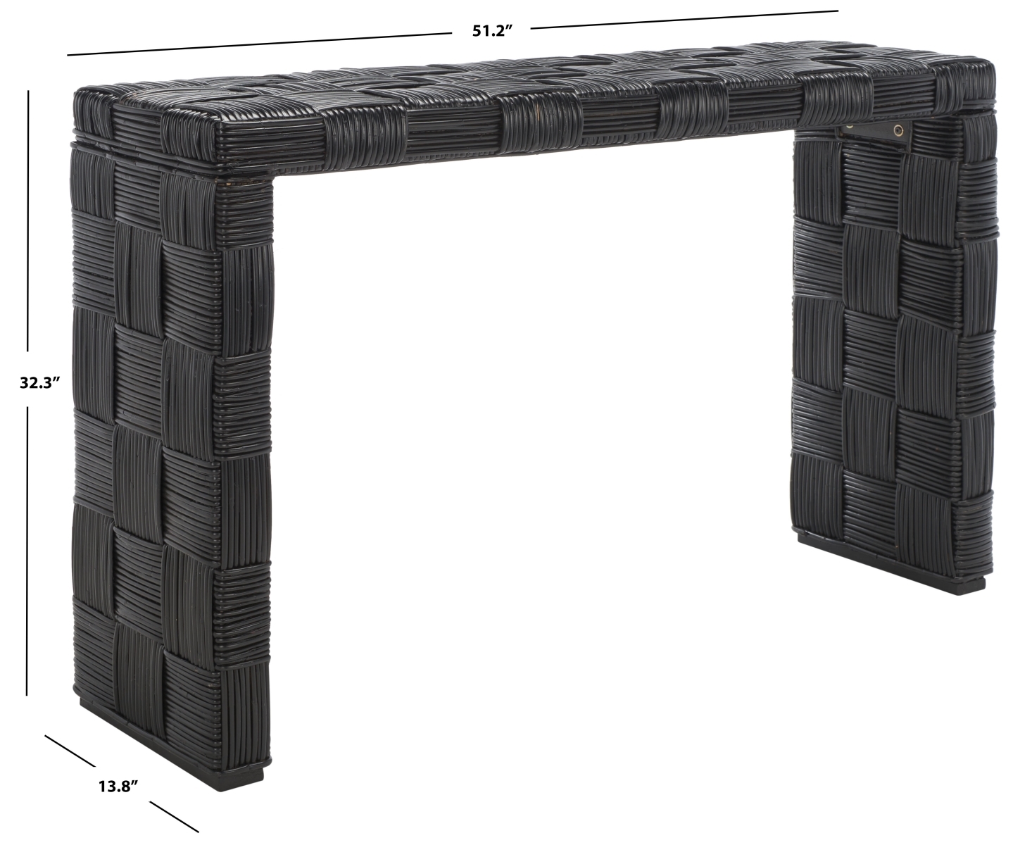 Adkin Console - Black - Safavieh - Image 7