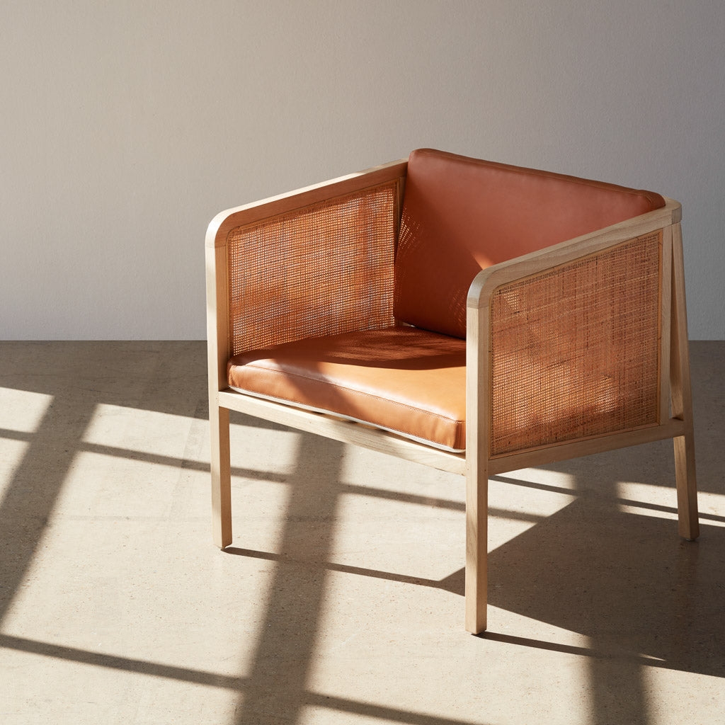 The Citizenry Tesso Lounge Chair | Cognac - Image 7