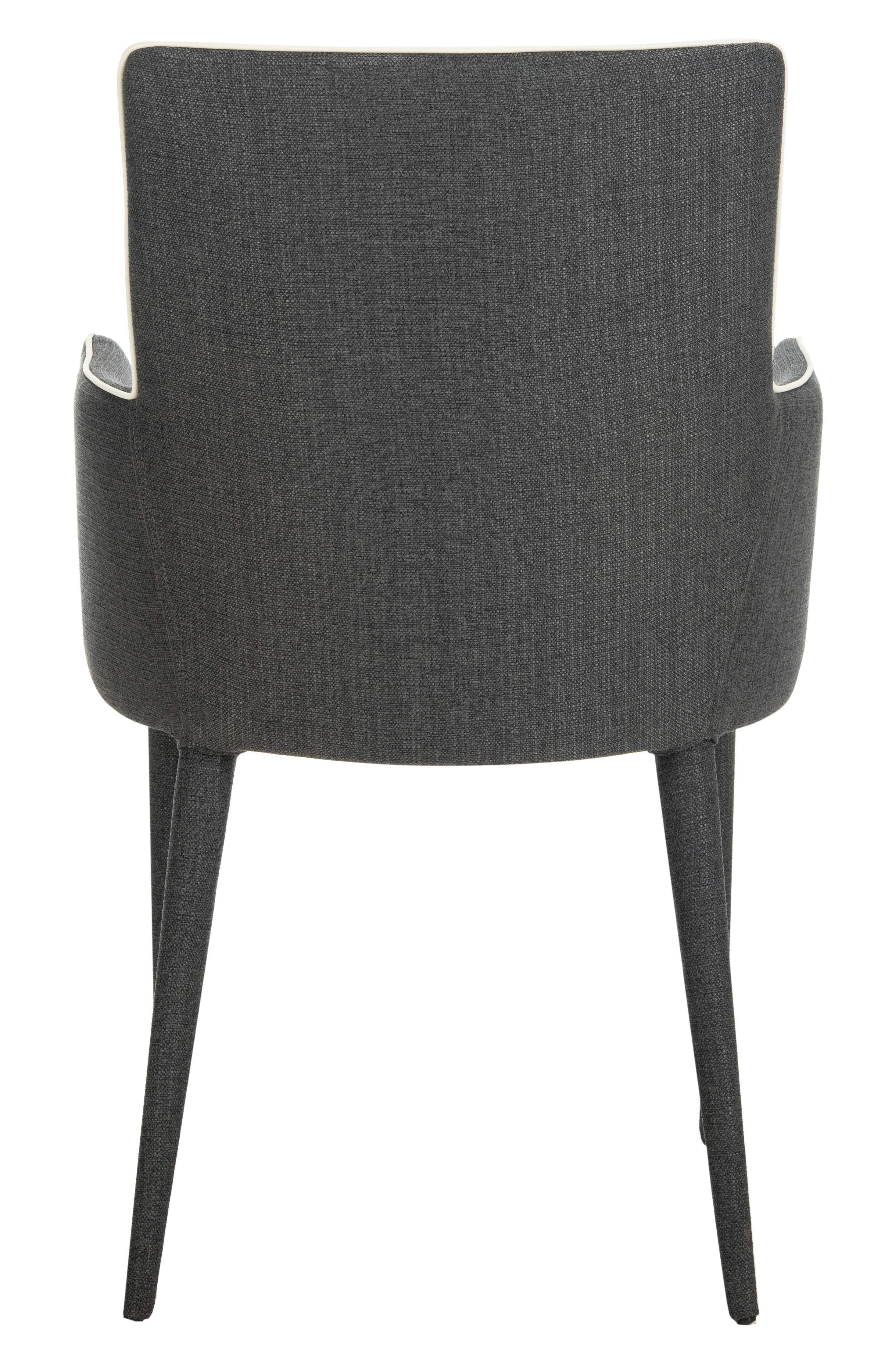 Summerset Arm Chair - Grey/White - Safavieh - Image 4