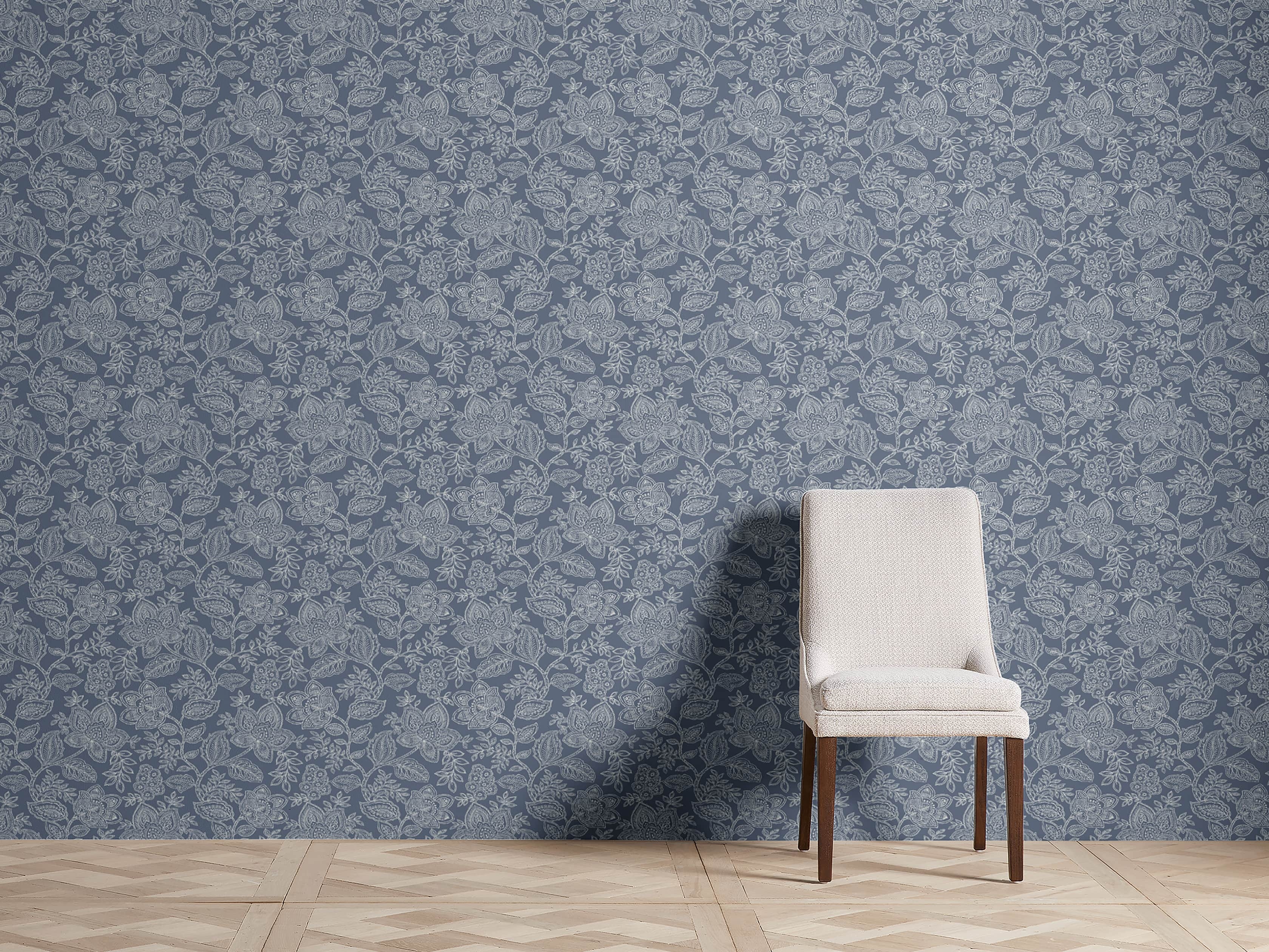 Savannah Wallpaper in Blue - Image 0
