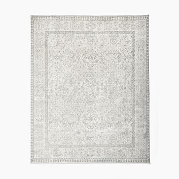 Hand Knotted Amica Rug, 5x8, Alabaster - Image 0