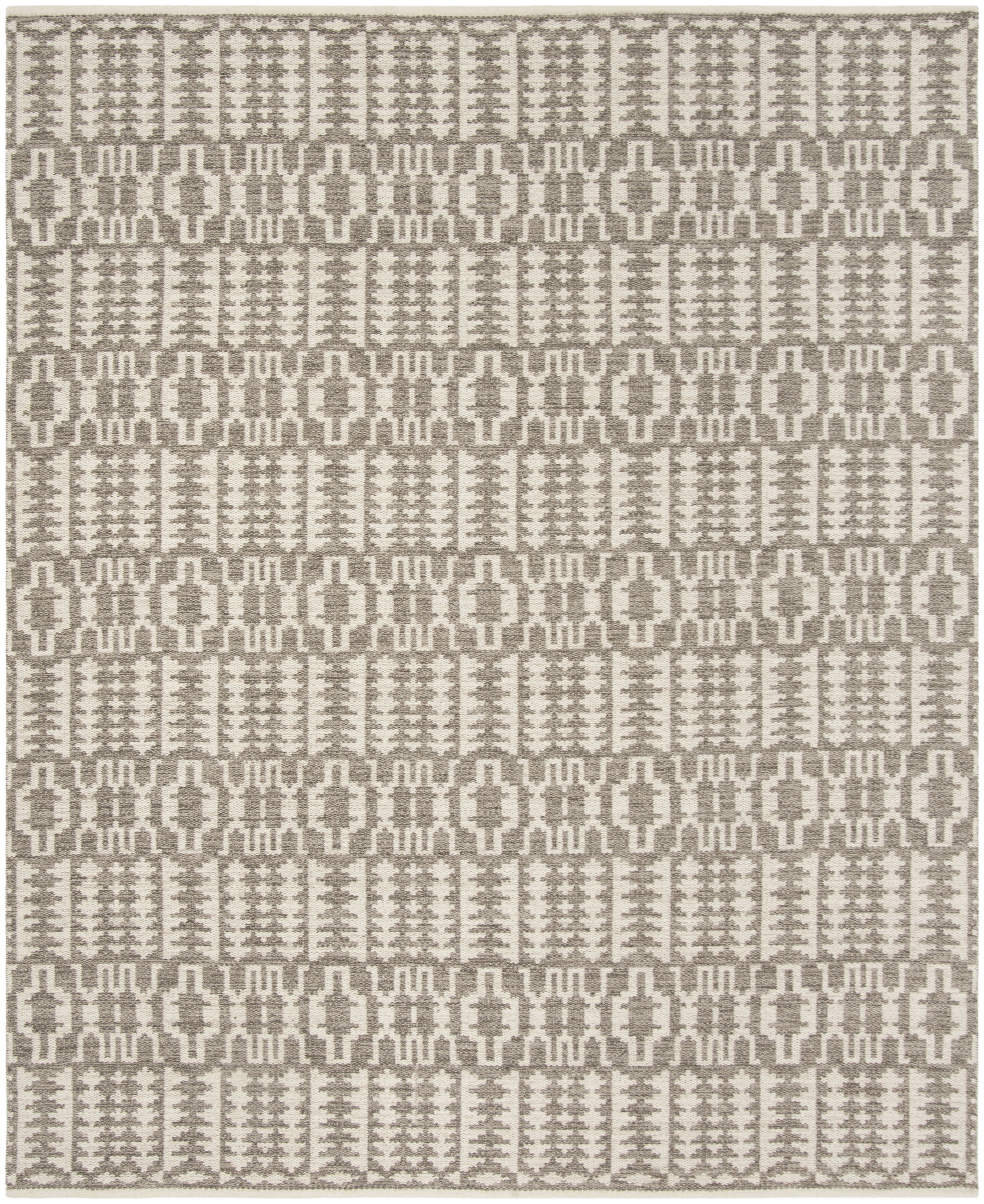 Arlo Home Hand Woven Area Rug, KLM352A, Ivory/Grey,  8' X 10' - Image 0
