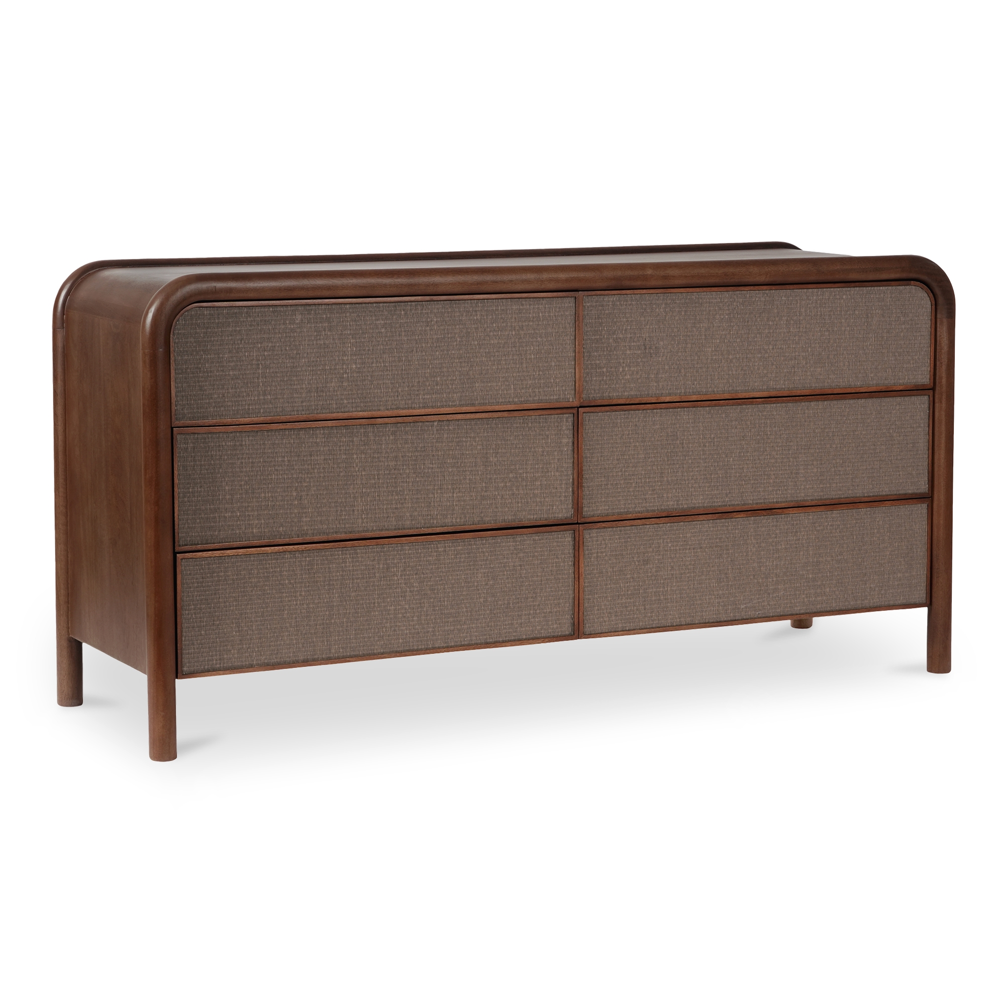 Rye 6 Drawer Dresser Warm Brown - Image 2