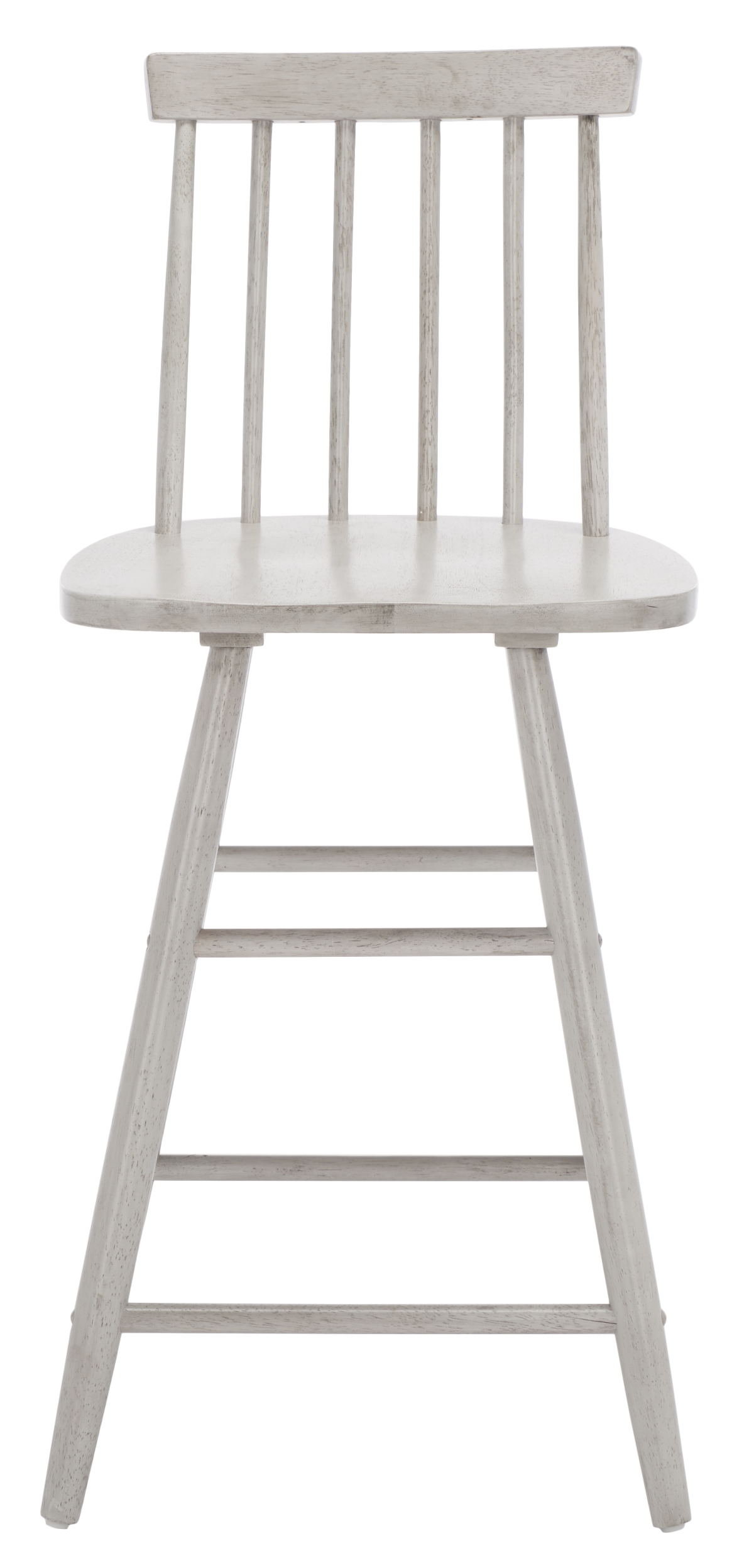 May Wood Counter Stool - Grey - Safavieh - Image 0