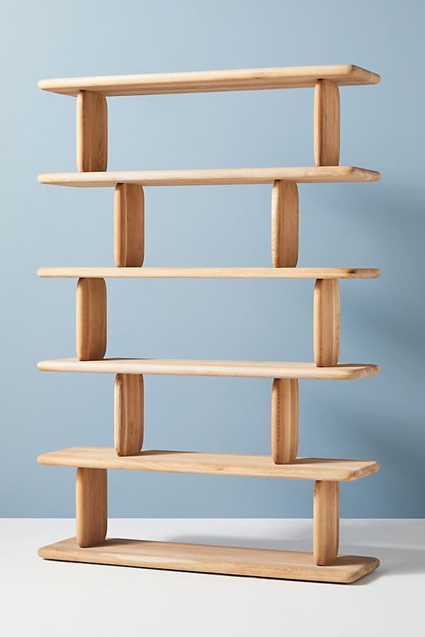 Kalle Sculptural Oak Bookshelf - Image 0
