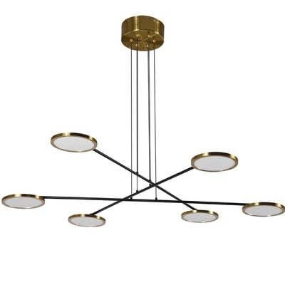 Torino 6 - Light Sputnik Modern Linear LED Chandelier - Image 0