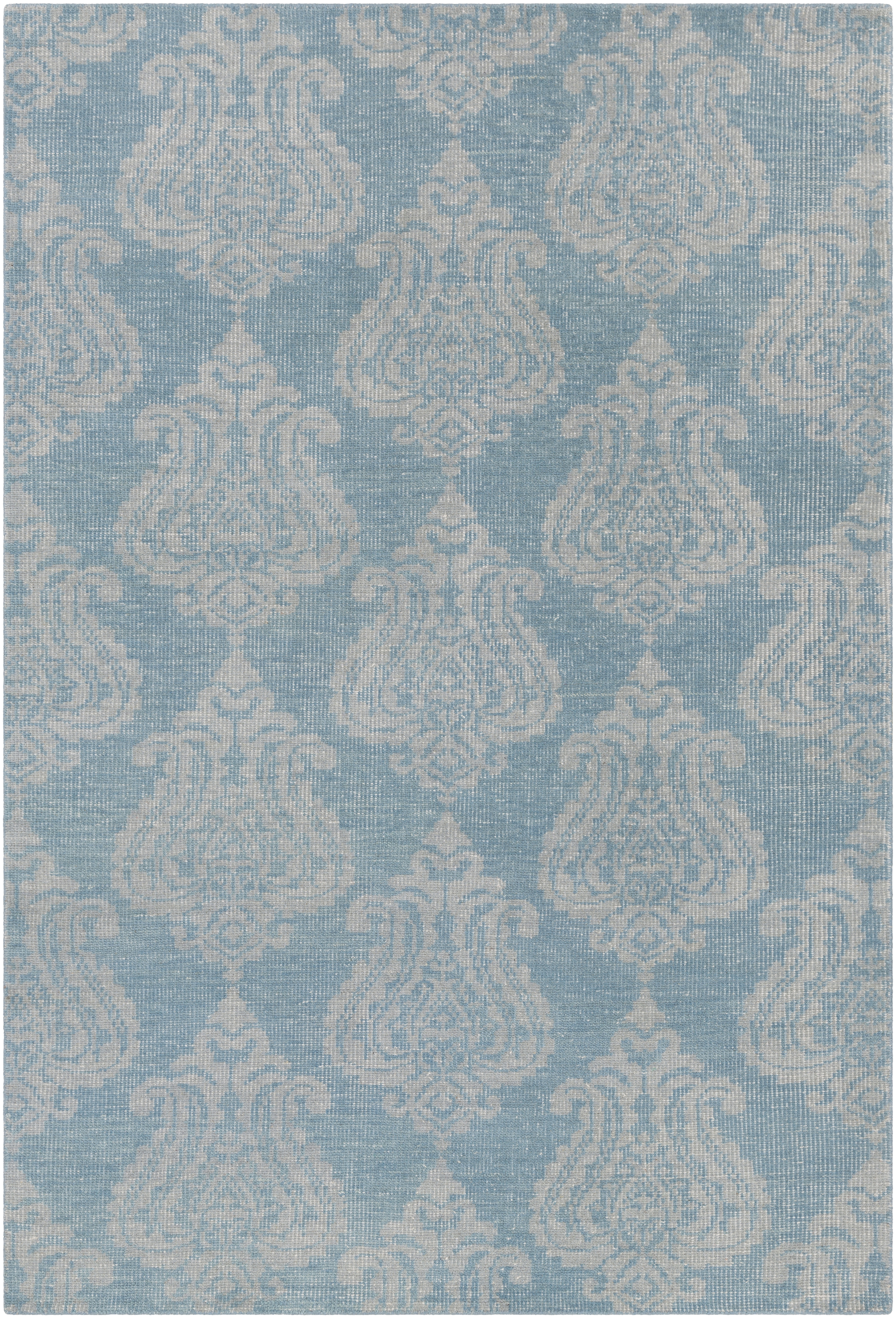 Marta Blue Indoor 2' x 3' Handmade Rug - Image 0