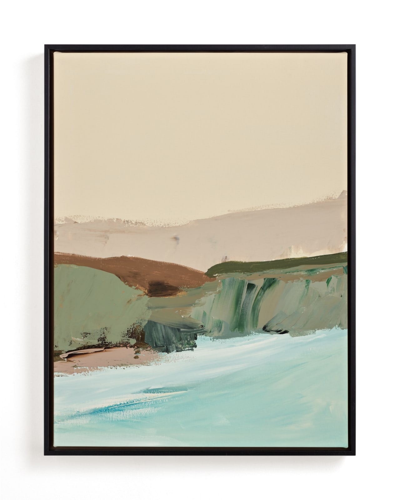 Muted Seascape Diptych II Limited Edition Fine Art Print 2 - Image 0