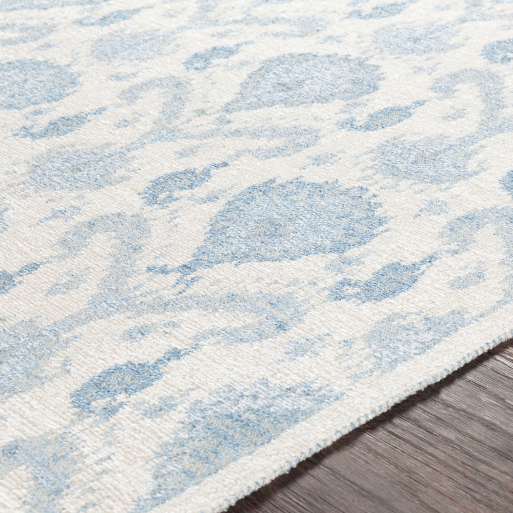 Kilim Blue Indoor 2'7" x 7'3" Machine Woven Rug - Image 3