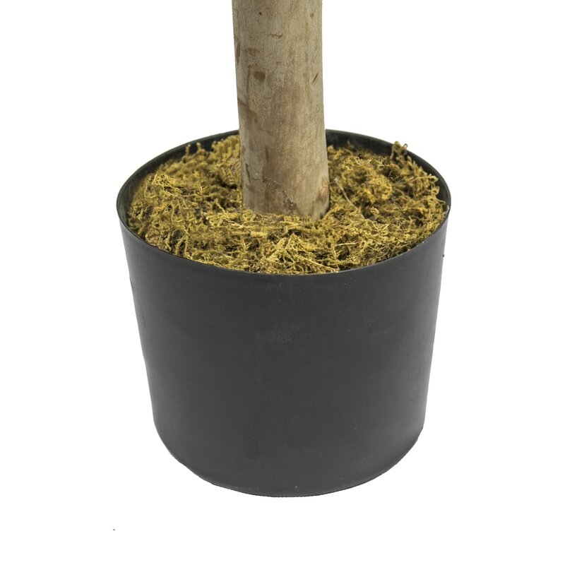 72" Artificial Ficus Tree in Pot - Image 2