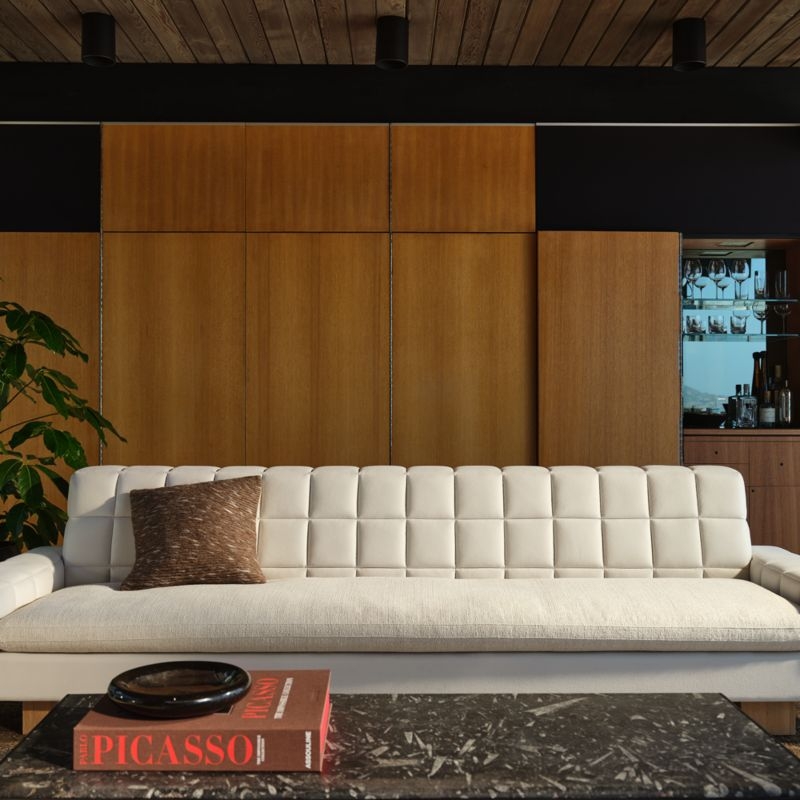 Twist Sepia Brown Wool Throw Pillow Cover 20"x20" by Kravitz Design - Image 1