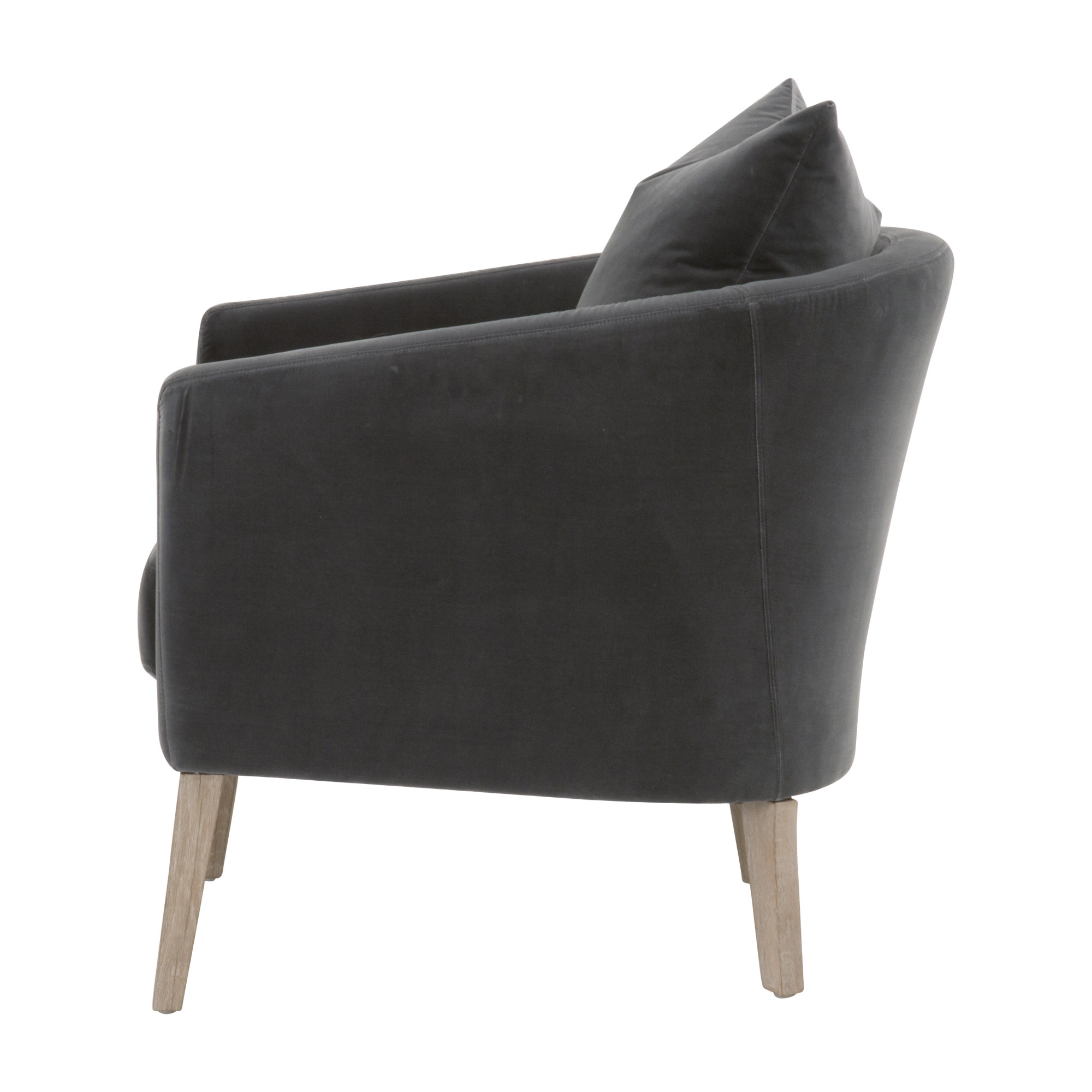 Indra Club Chair, Charcoal - Image 3