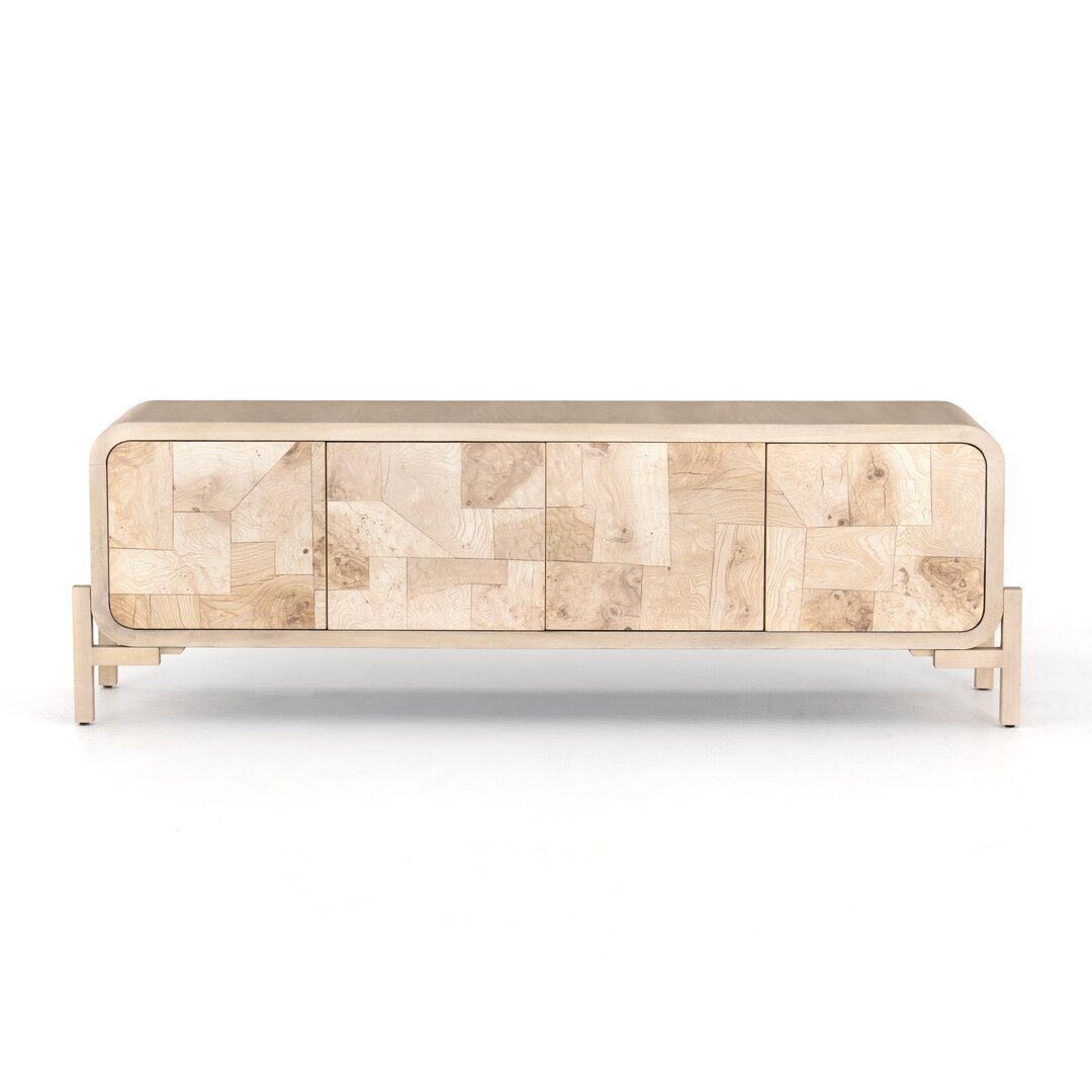 "Four Hands Wiley Media Console-Bleached Burl" - Image 0