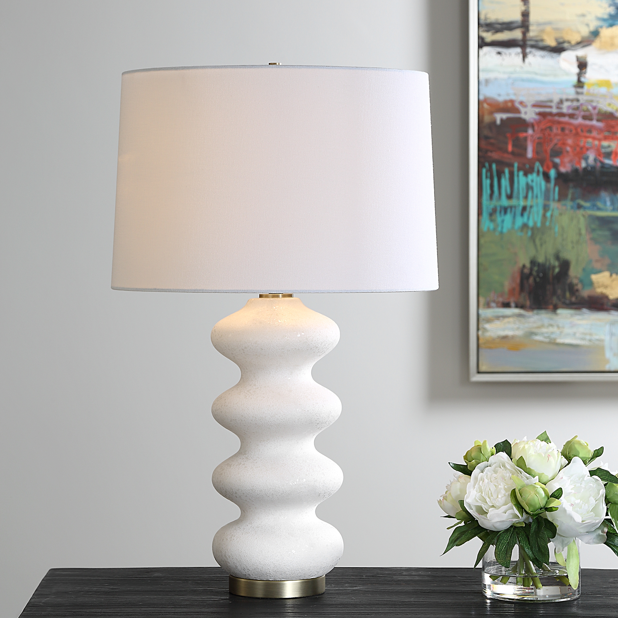 Liora White Table Lamp - Image 1
