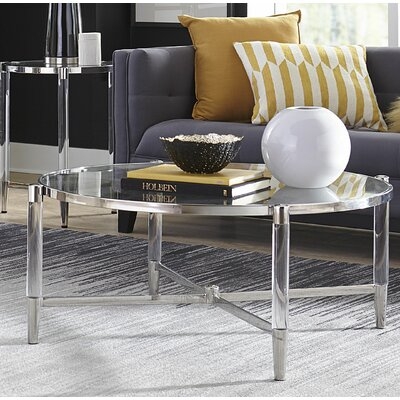 Laurette Frame Coffee Table with Storage - Image 0