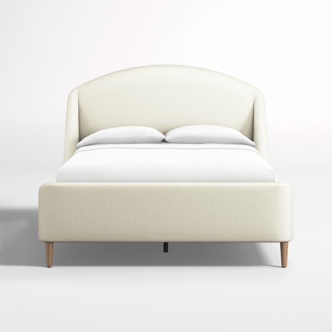 Lafayette Ivory Upholstered Full Bed - Image 0