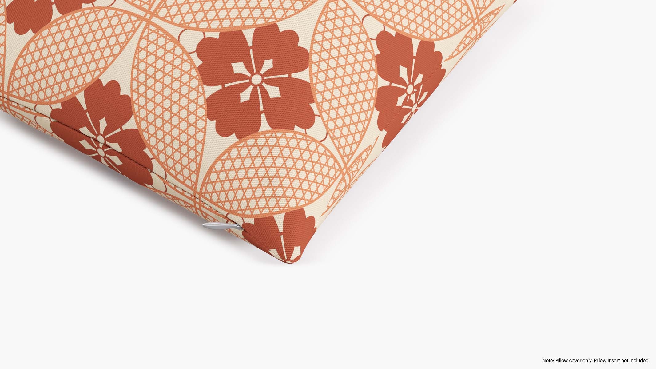 Throw Pillow Cover 16", Coral Solaire, 16" x 16" - Image 1