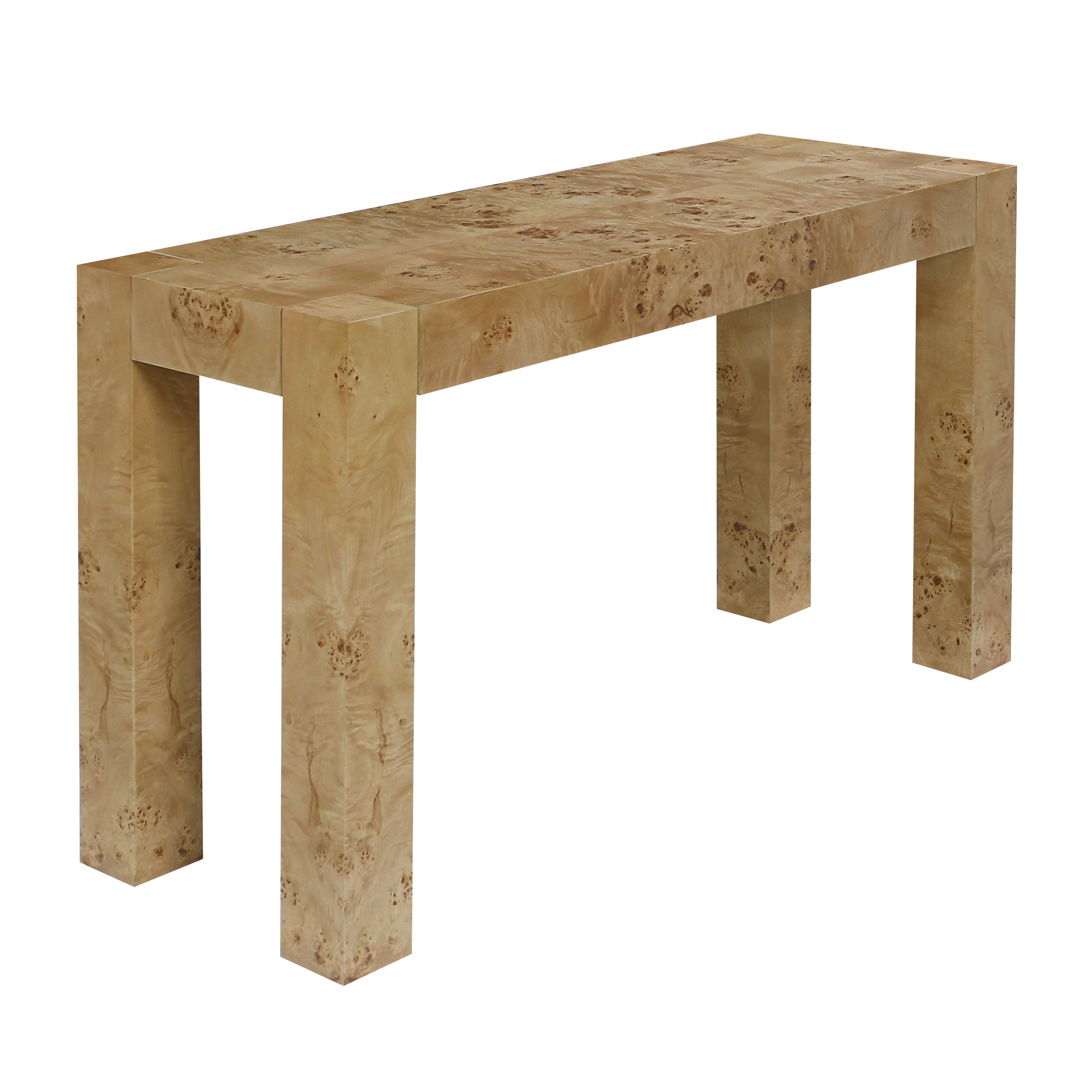 Bromo Console Table - Natural Burl - Image 1