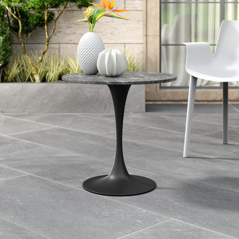 Noir Laredo Stone/Concrete Coffee Table - Image 1