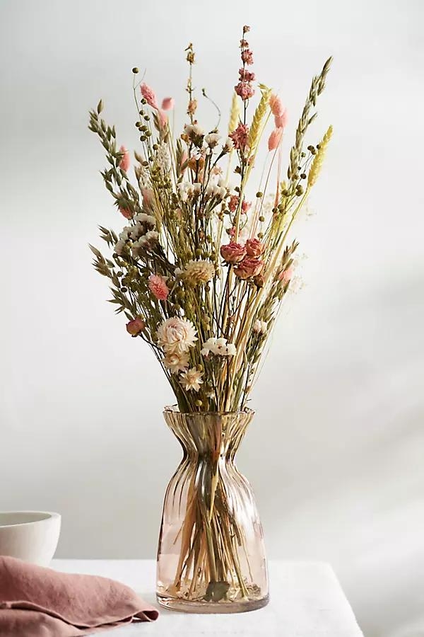 Dutch Field Mix Dried Bouquet, Large Lemonade - Image 0