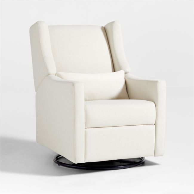 Babyletto Kiwi Cream Electronic Swivel Glider Power Recliner Nursery Chair - Image 0