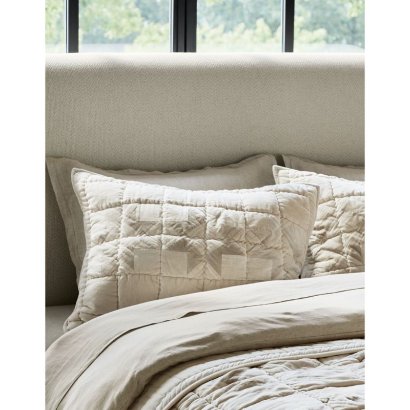 Anneli Ivory Upholstered California King Bed - Image 1