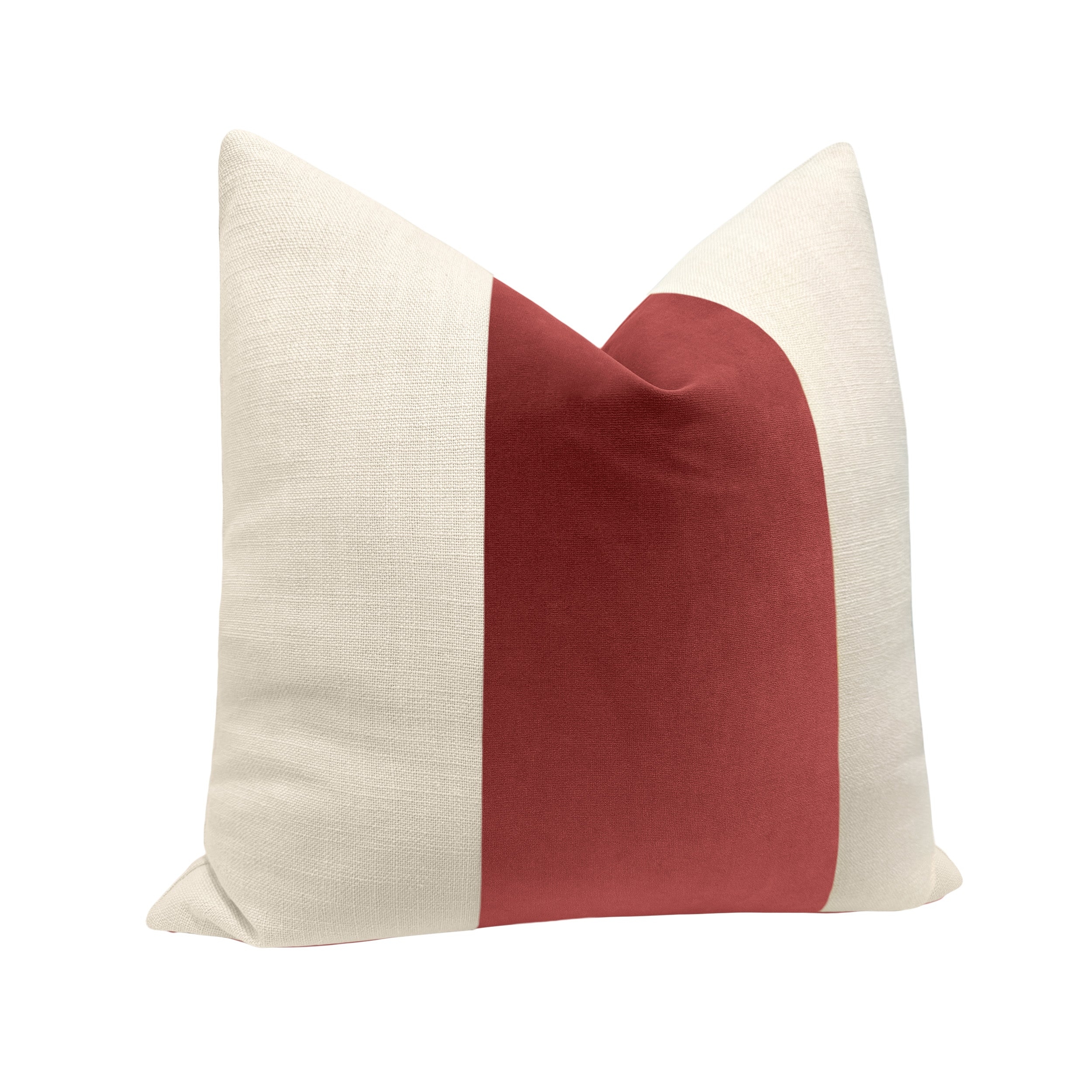 PANEL :: SIGNATURE VELVET // RHUBARB - 20" X 36" STANDARD SHAM - Image 1