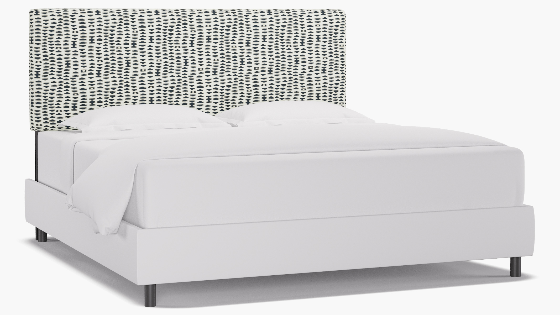 Square Back Headboard, Ivory Odalisque, King - Image 0