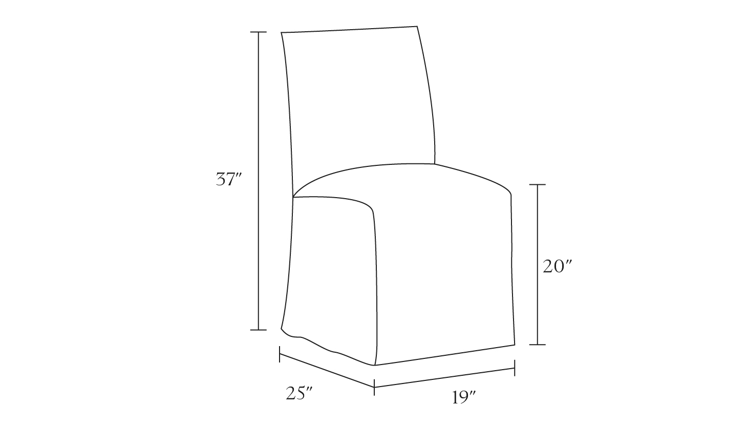 Extra Slipcover, Sky Fritz - Image 1