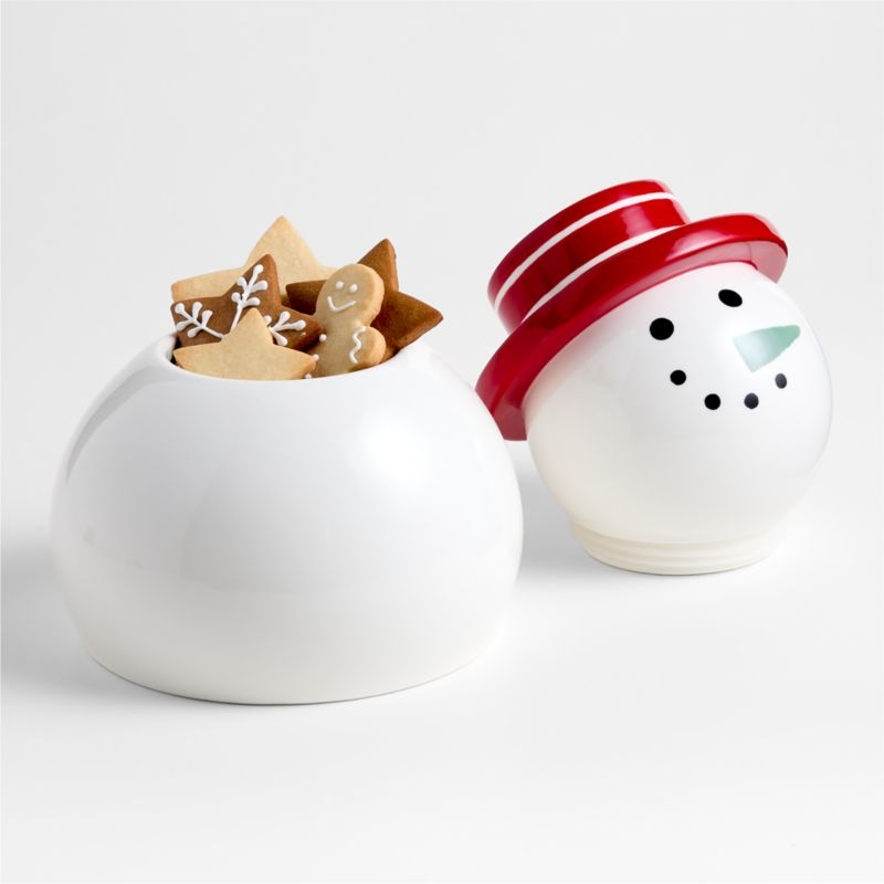 Joan Anderson Snowman Cookie Jar - Image 3