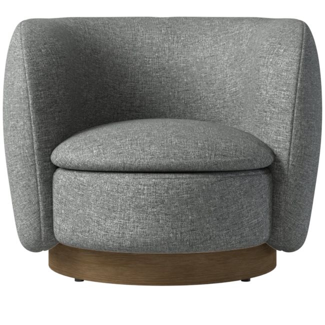 Muir Swivel Chair Hatch Charcoal - Image 0
