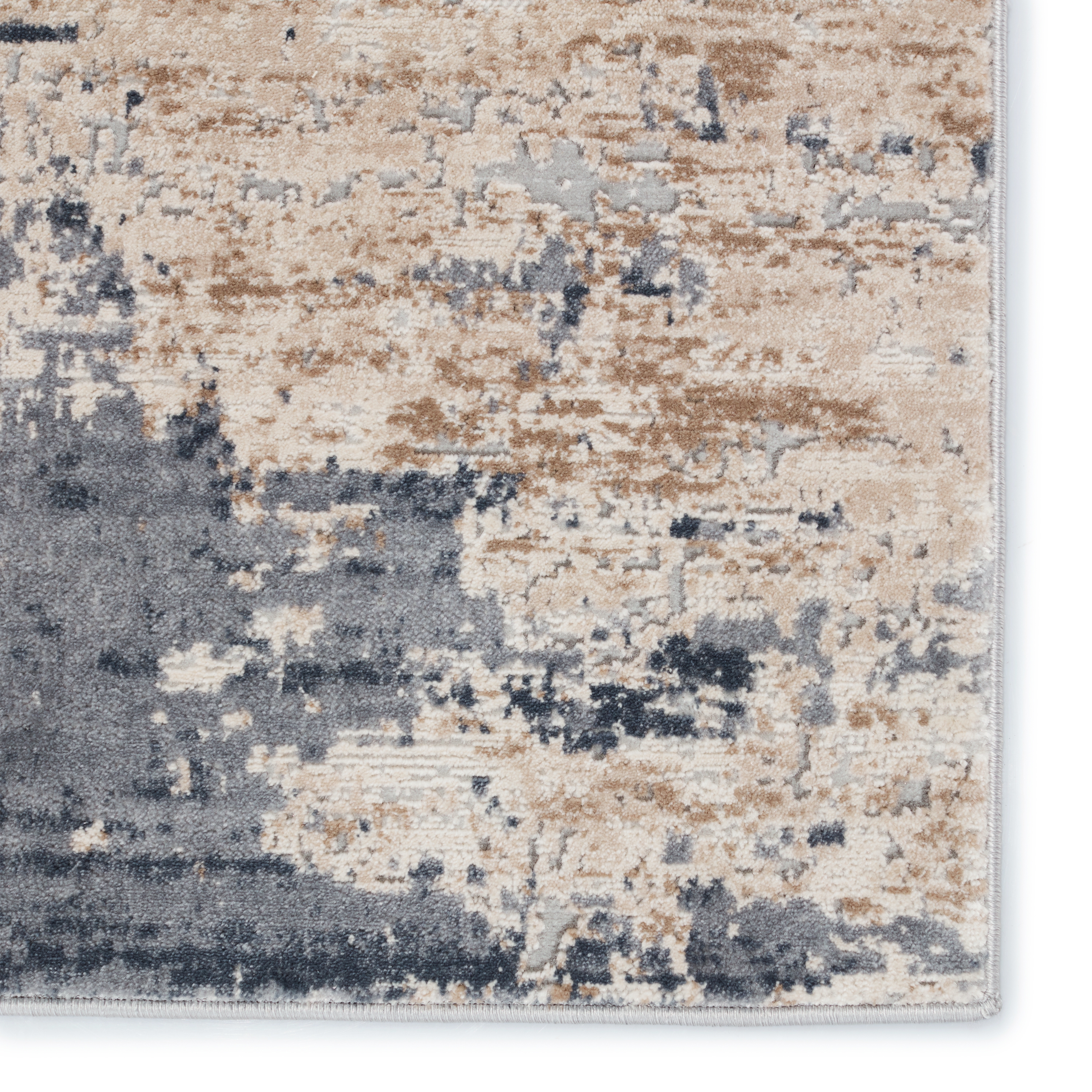 Ronan Abstract Beige/ Gray Area Rug (5'3"X8') - Image 3