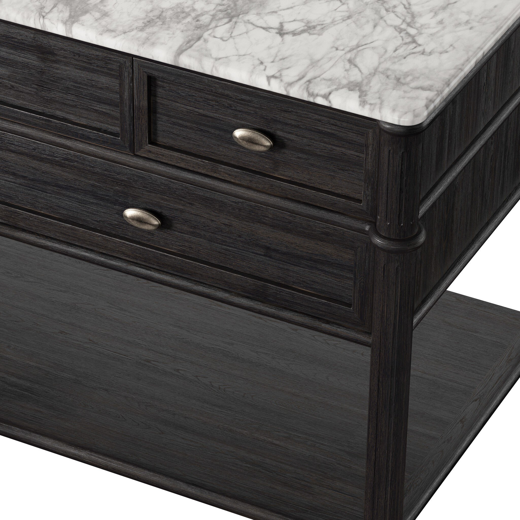 Toulouse Single Wide Vanity - Satin Black Veneer - Image 11