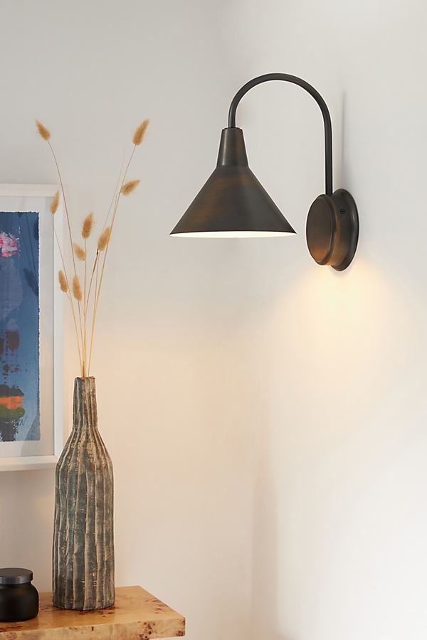 Galway Sconce By Anthropologie in Black - Image 0