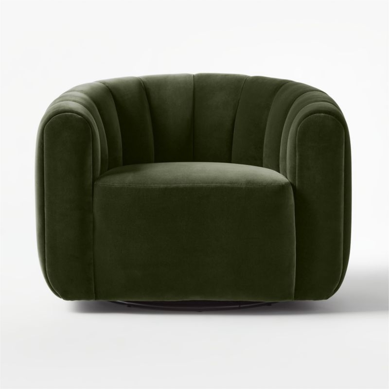 Fitz Luca Espresso Swivel Chair - Image 1