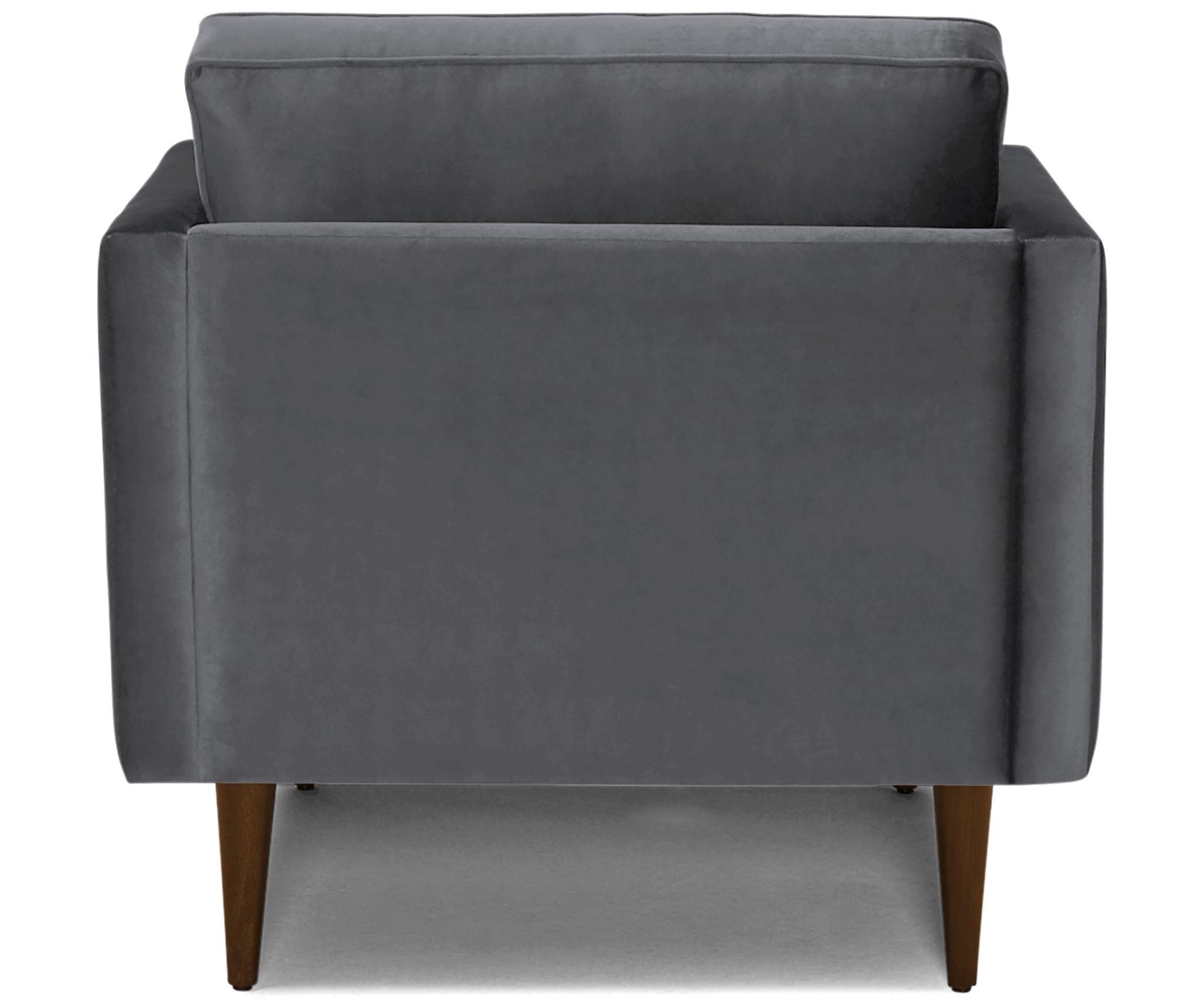 Gray Preston Mid Century Modern Chair - Essence Ash - Mocha - Image 4
