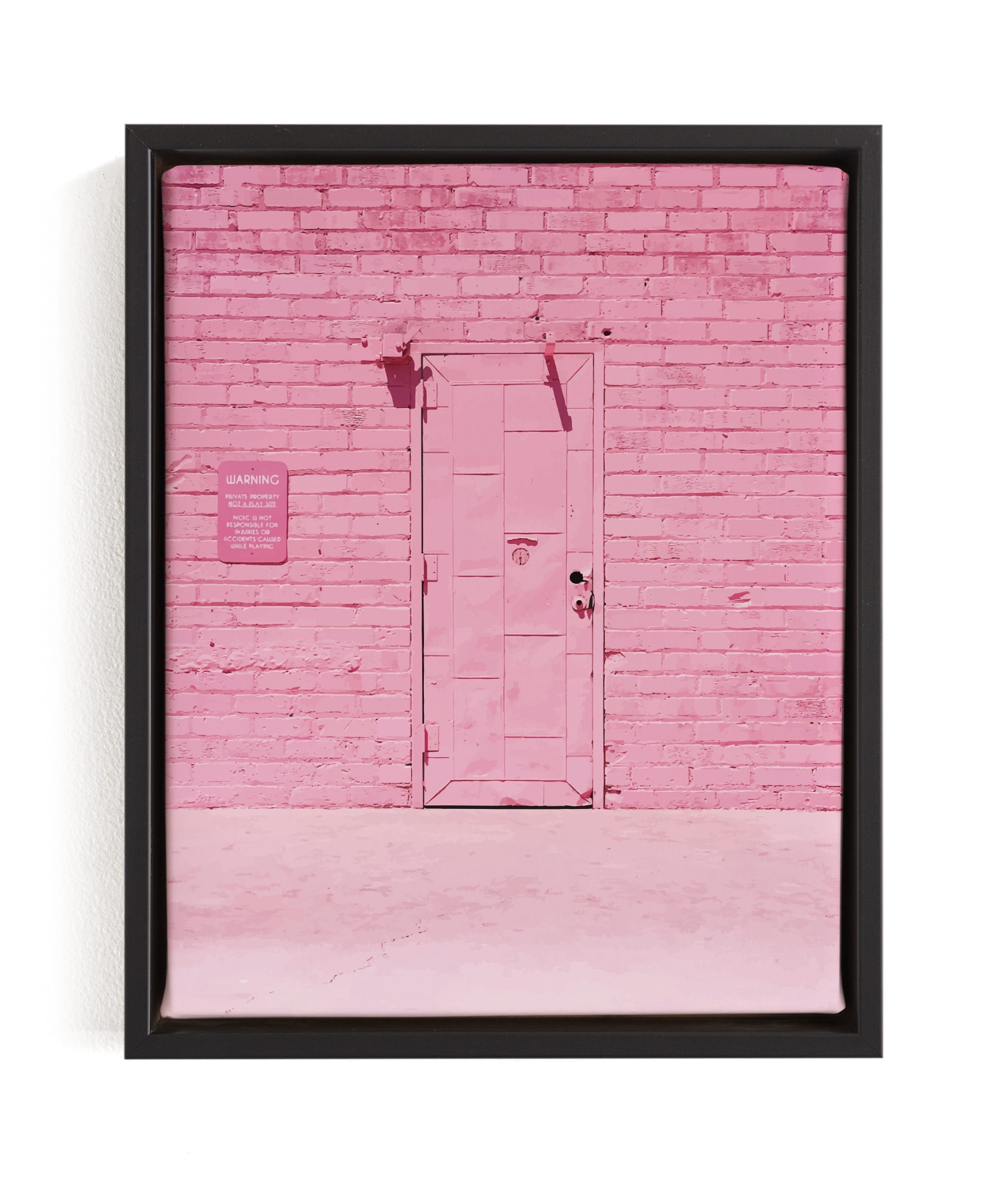 The Pink Door Art Print - Image 0