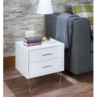 Acme Deoss Drawer Bedside Table White - Image 0