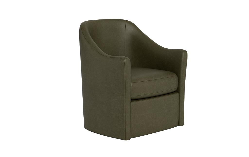 Savona Leather Swivel Chair - Image 1