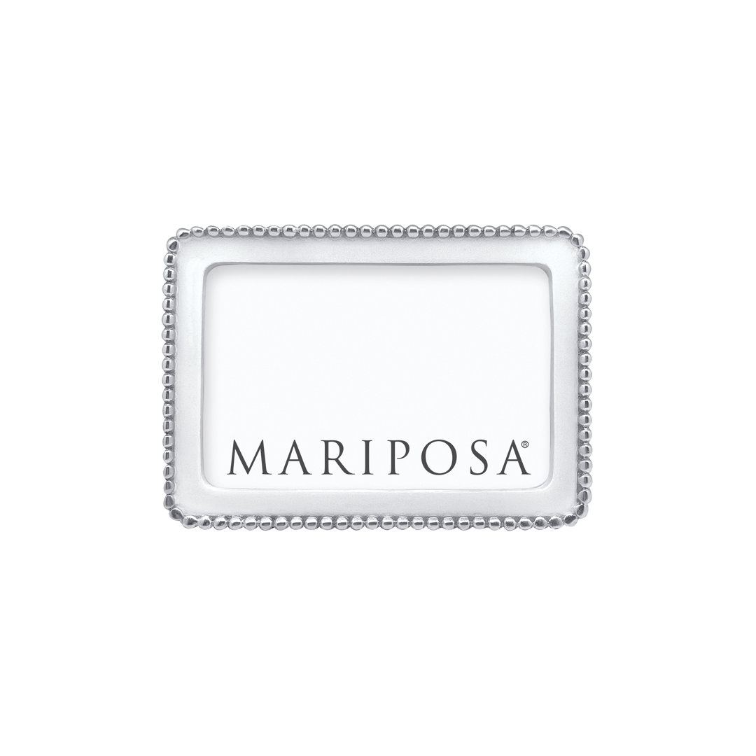 Mariposa Beaded Metal Picture Frame - Image 0