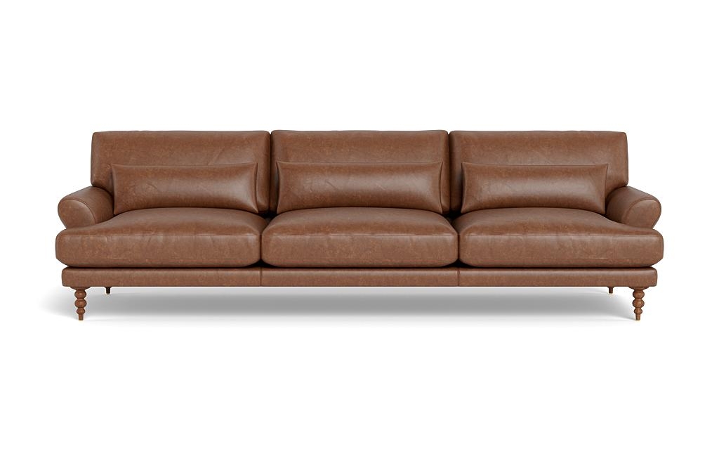 Maxwell Leather 3-Seat Sofa by Apartment Therapy - Image 0