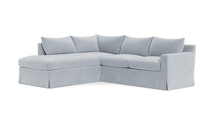 Sloan Slipcovered 3-Seat Left Bumper Sectional - Image 2