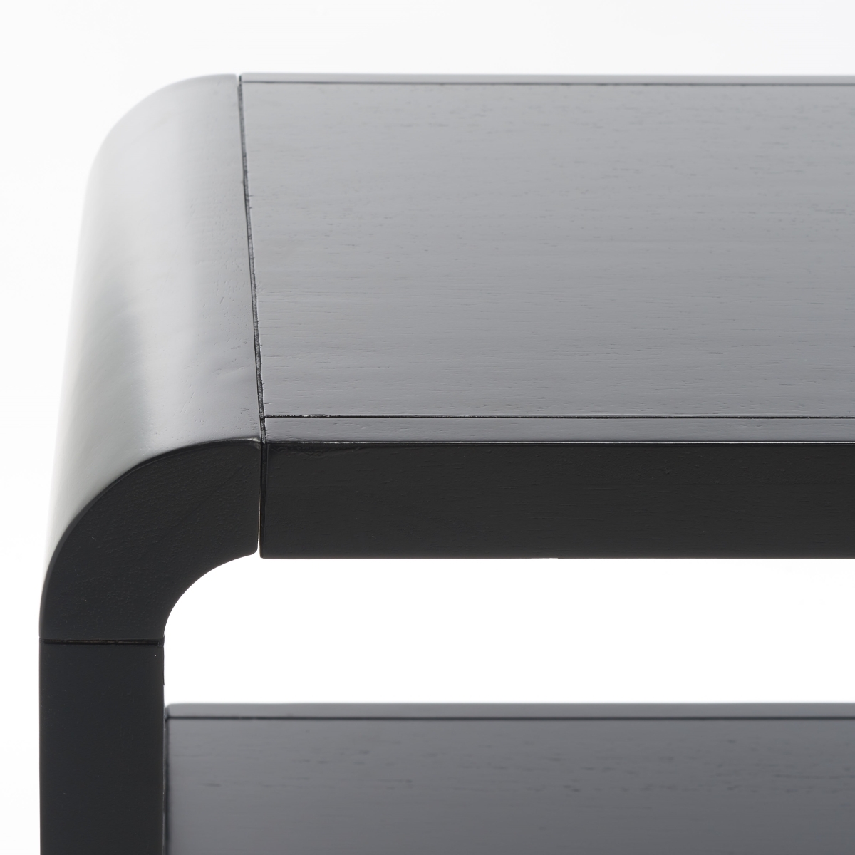 Omara 2 Tier Console Table - Black - Safavieh - Image 2