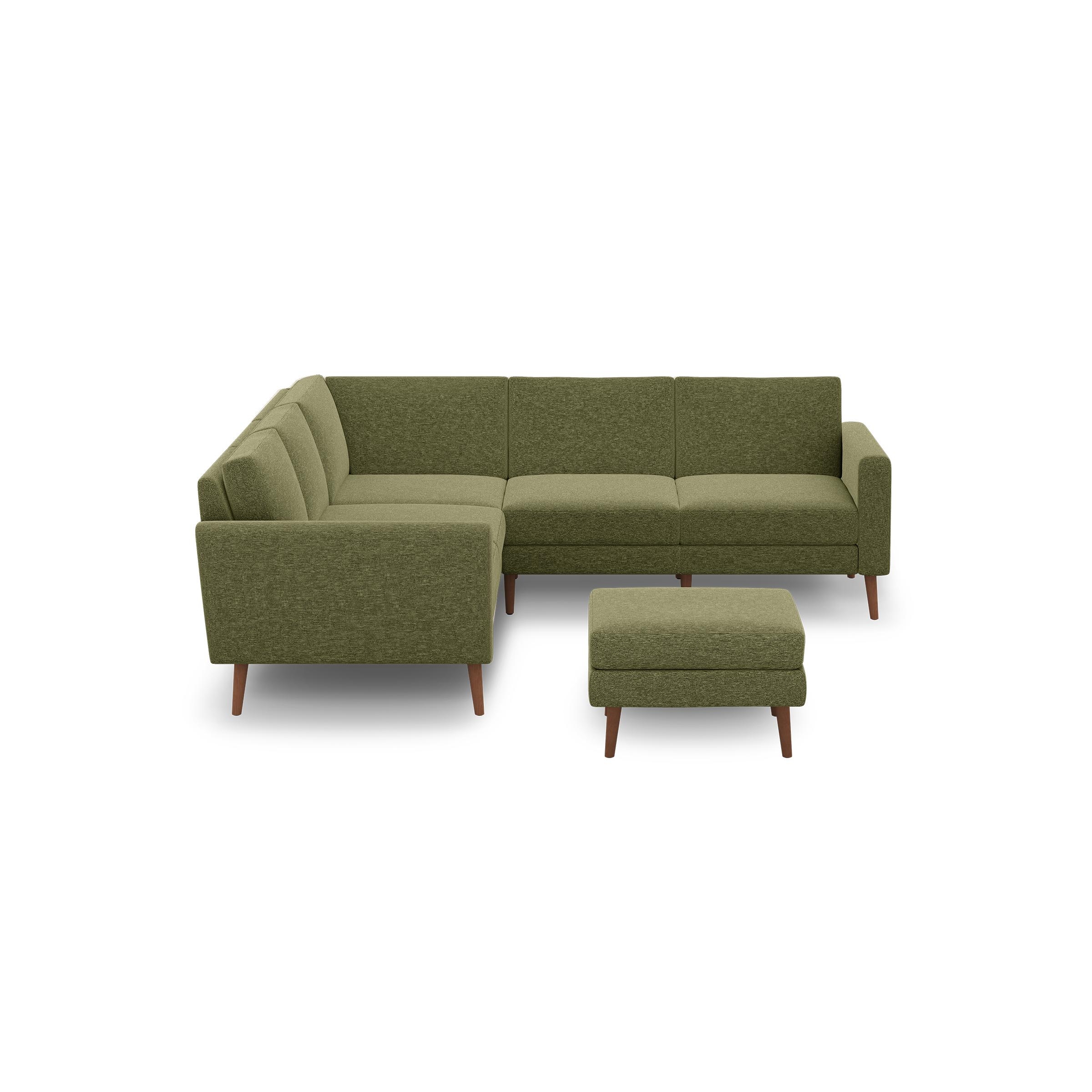 Burrow Mid-Century Nomad 5-Seat Corner Sectional with Ottoman - Thumbnail 3