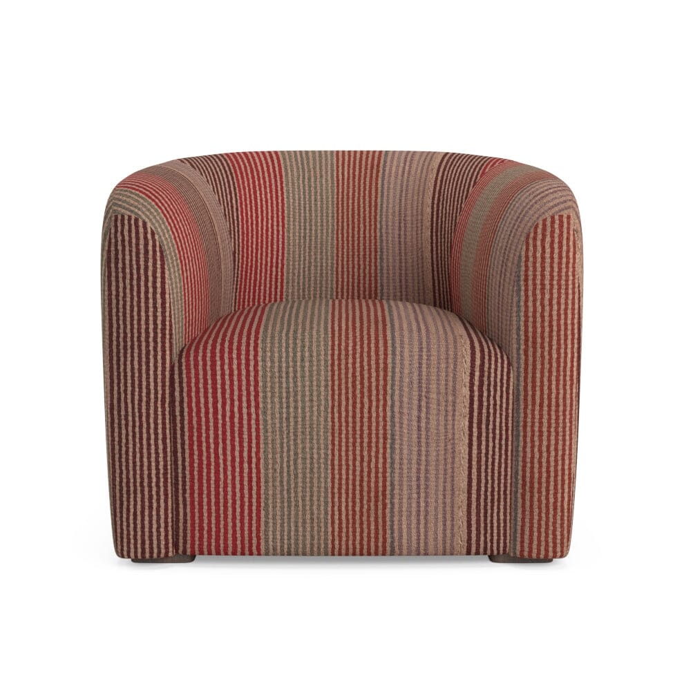 Candy Stripe Frazada Esther Accent Chair by St. Frank | 36"W x 34"D x 30"HSeat - Image 0