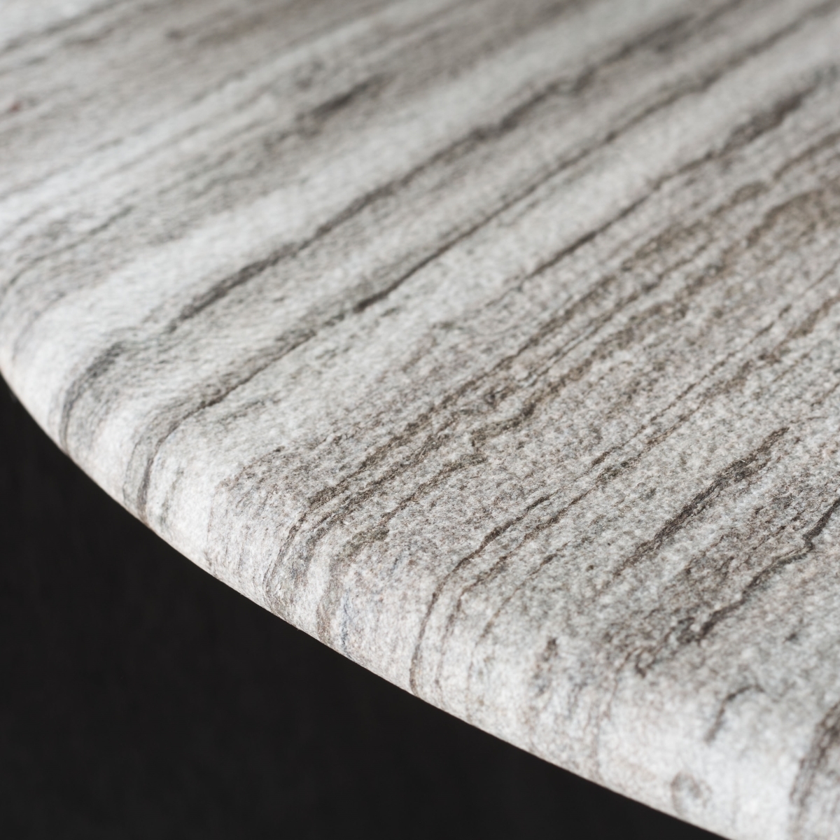 Graelyn Marble Top Coffee Table - Black/Grey - Image 2