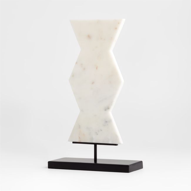 Destan Marble Sculpture on Stand 16.5" - Image 0